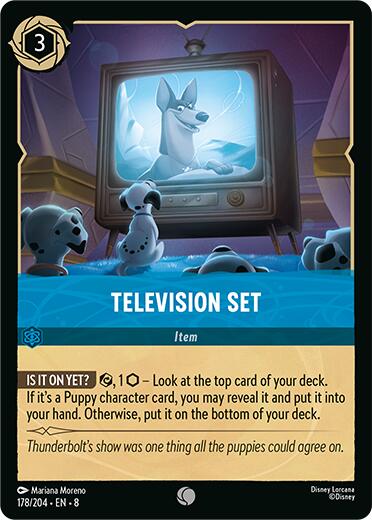 Television Set (178/204) [Reign of Jafar] | Eastridge Sports Cards & Games