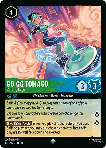 Go Go Tomago - Cutting Edge (107/204) [Reign of Jafar] | Eastridge Sports Cards & Games