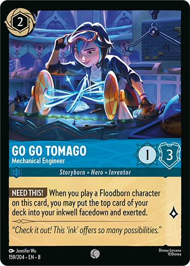 Go Go Tomago - Mechanical Engineer (159/204) [Reign of Jafar] | Eastridge Sports Cards & Games