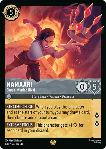 Namaari - Single-Minded Rival (198/204) [Reign of Jafar] | Eastridge Sports Cards & Games