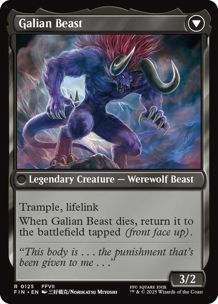 Vincent Valentine // Galian Beast [FINAL FANTASY] | Eastridge Sports Cards & Games