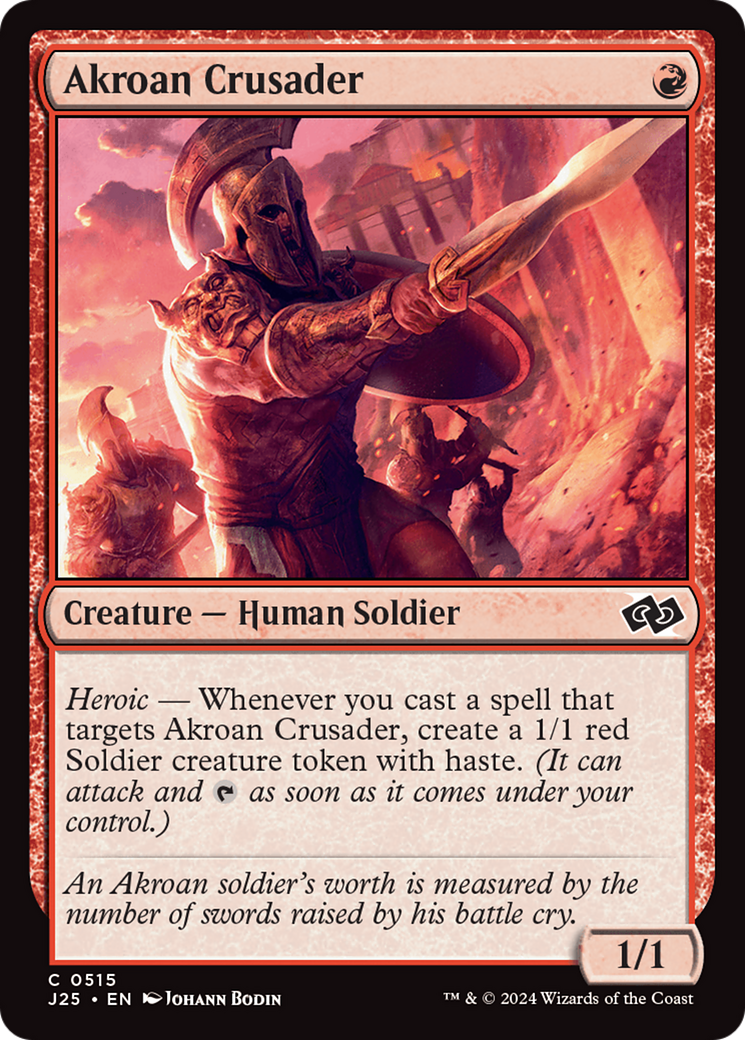 Akroan Crusader [Foundations Jumpstart] | Eastridge Sports Cards & Games