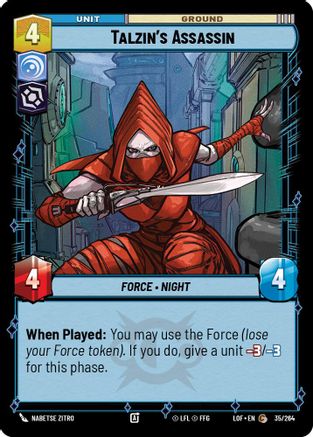 Talzin's Assassin (035/264) - Legends of the Force
