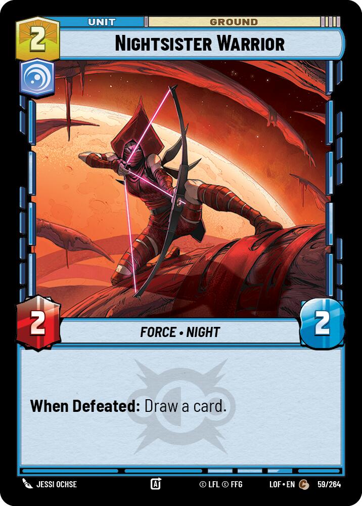Nightsister Warrior (59/264) (59/264) [Legends of the Force] | Eastridge Sports Cards & Games