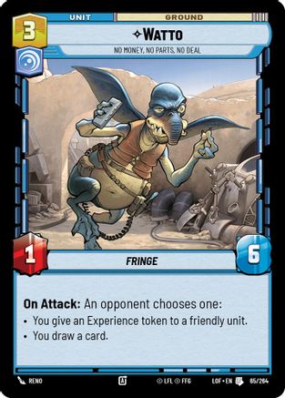 Watto - No Money, No Parts, No Deal (065/264) - Legends of the Force
