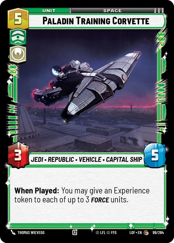 Paladin Training Corvette (99/264) (99/264) [Legends of the Force] | Eastridge Sports Cards & Games