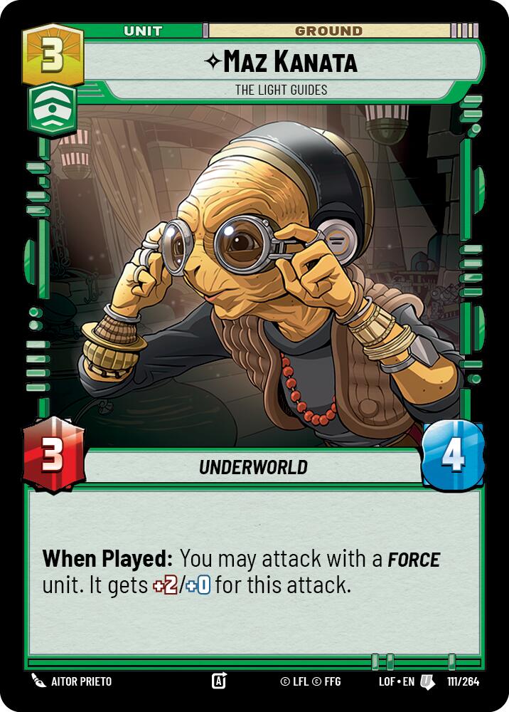 Maz Kanata - The Light Guides (111/264) (111/264) [Legends of the Force] | Eastridge Sports Cards & Games