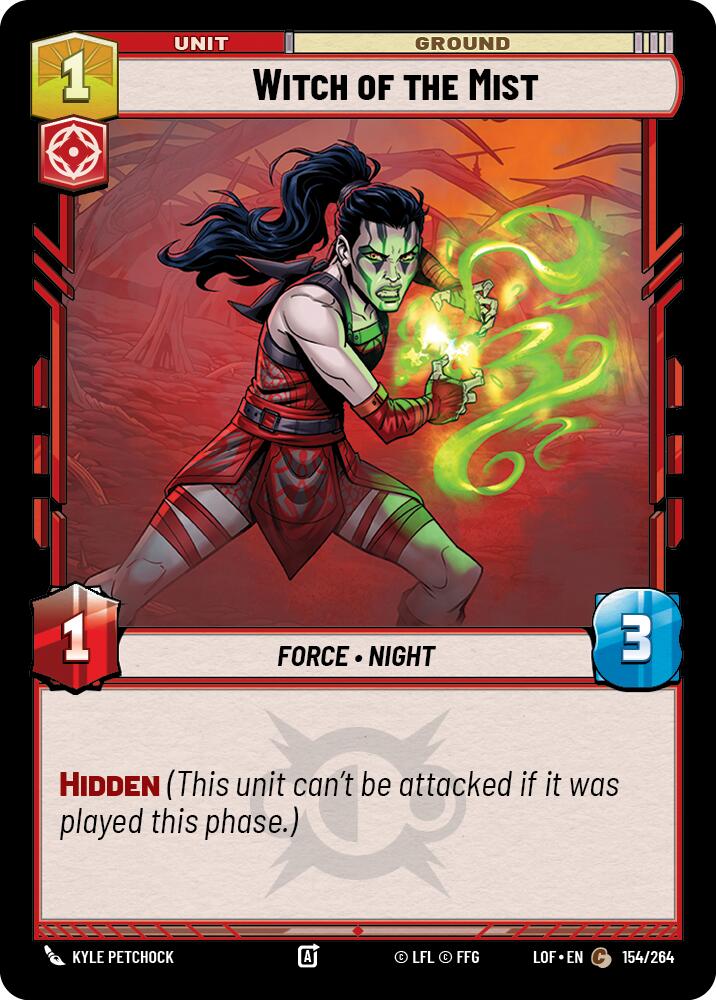 Witch of the Mist (154/264) (154/264) [Legends of the Force] | Eastridge Sports Cards & Games