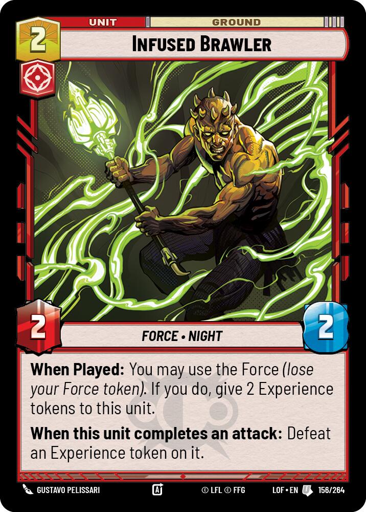Infused Brawler (156/264) (156/264) [Legends of the Force] | Eastridge Sports Cards & Games