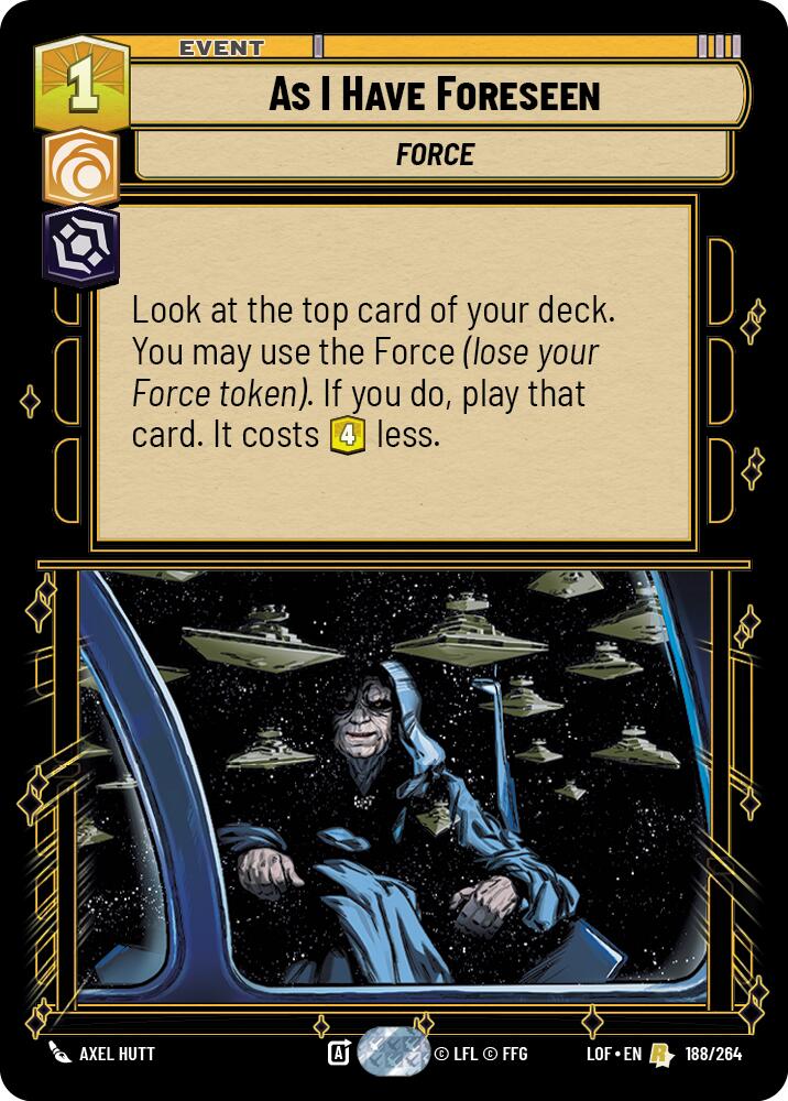 As I Have Foreseen (188/264) (188/264) [Legends of the Force] | Eastridge Sports Cards & Games