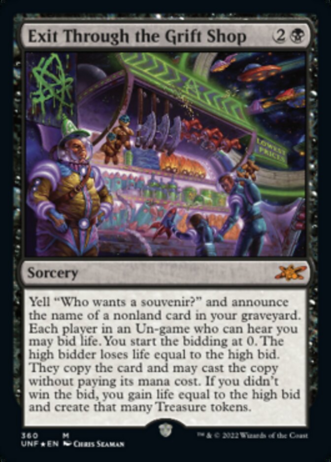 Exit Through the Grift Shop (Galaxy Foil) [Unfinity] | Eastridge Sports Cards & Games