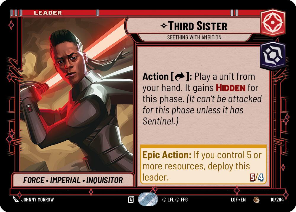 Third Sister - Seething With Ambition (010/264) (010/264) [Legends of the Force] | Eastridge Sports Cards & Games