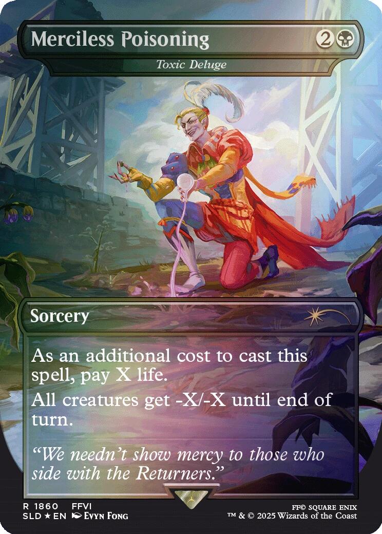 Merciless Poisoning - Toxic Deluge (Rainbow Foil) [Secret Lair Drop Series] | Eastridge Sports Cards & Games