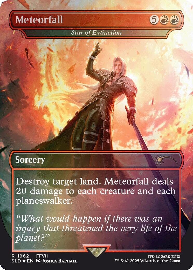 Meteorfall - Star of Extinction (Rainbow Foil) [Secret Lair Drop Series] | Eastridge Sports Cards & Games