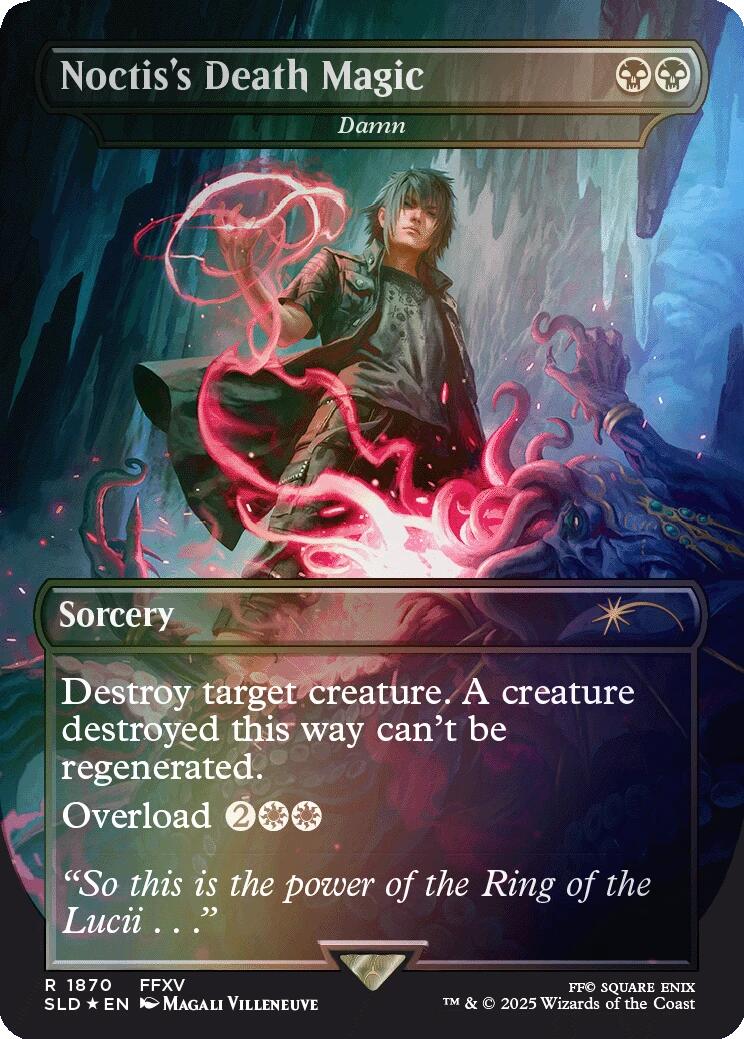 Noctis's Death Magic - Damn (Rainbow Foil) [Secret Lair Drop Series] | Eastridge Sports Cards & Games