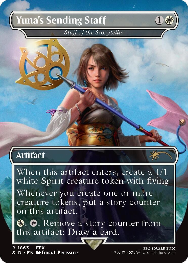 Yuna's Sending Staff - Staff of the Storyteller [Secret Lair Drop Series] | Eastridge Sports Cards & Games