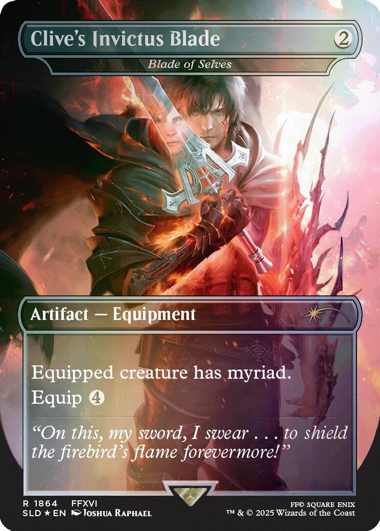 Clive's Invictus Blade - Blade of Selves (Rainbow Foil) [Secret Lair Drop Series] | Eastridge Sports Cards & Games