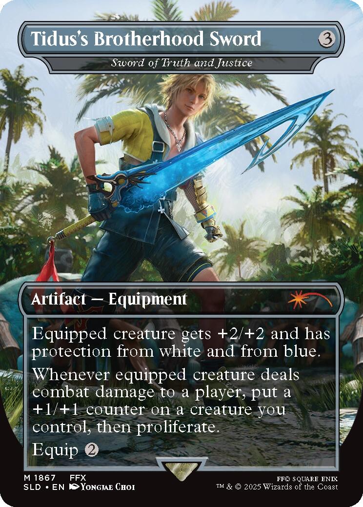 Tidus's Brotherhood Sword - Sword of Truth and Justice [Secret Lair Drop Series] | Eastridge Sports Cards & Games