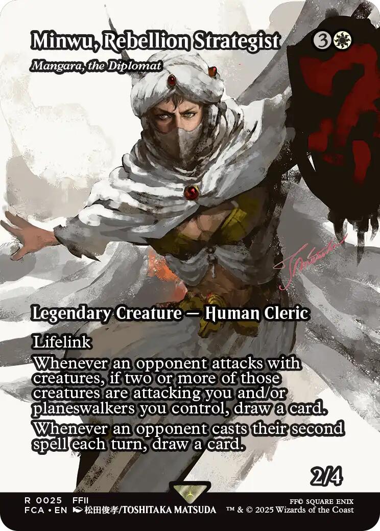 Minwu, Rebellion Strategist - Mangara, the Diplomat (Showcase) [FINAL FANTASY : Through the Ages] | Eastridge Sports Cards & Games