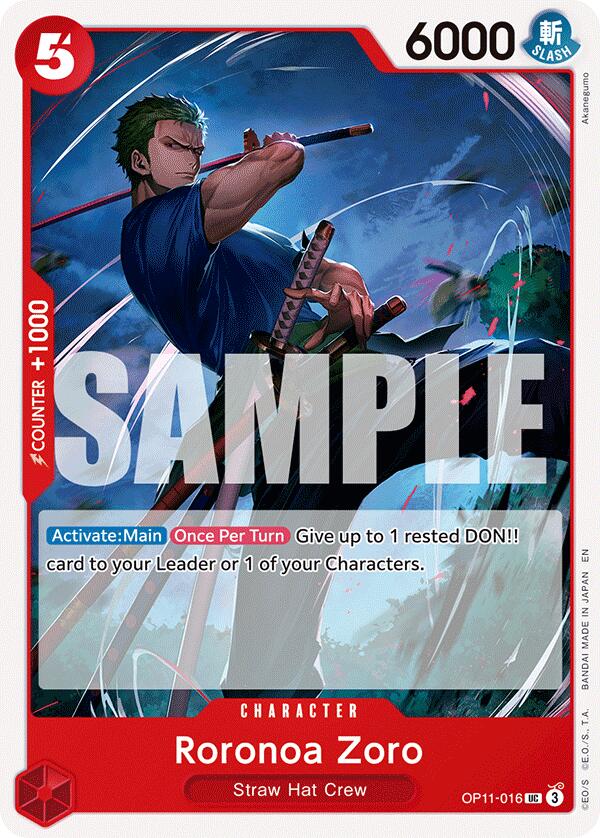 Roronoa Zoro [A Fist of Divine Speed] | Eastridge Sports Cards & Games
