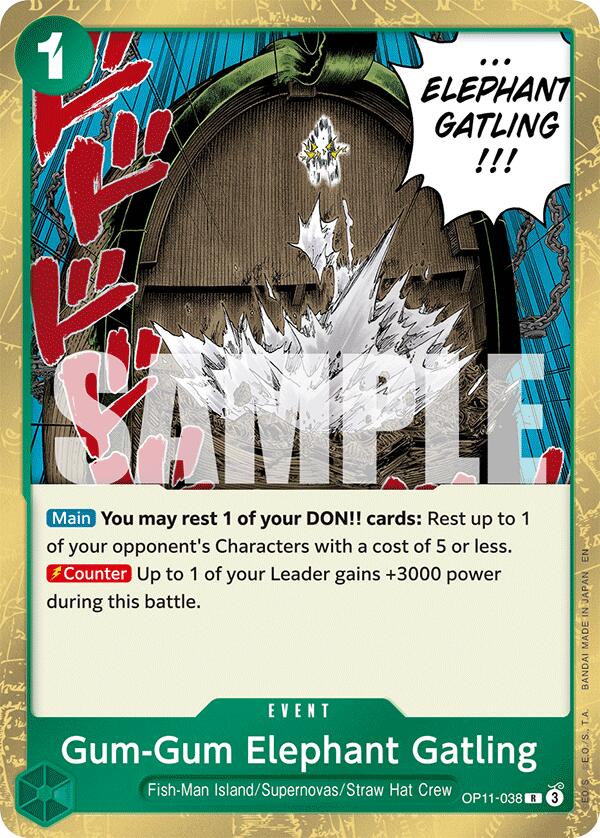 Gum-Gum Elephant Gatling [A Fist of Divine Speed] | Eastridge Sports Cards & Games