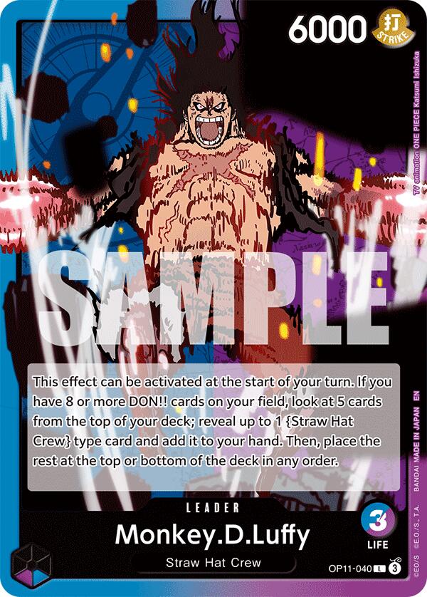 Monkey.D.Luffy (040) [A Fist of Divine Speed] | Eastridge Sports Cards & Games