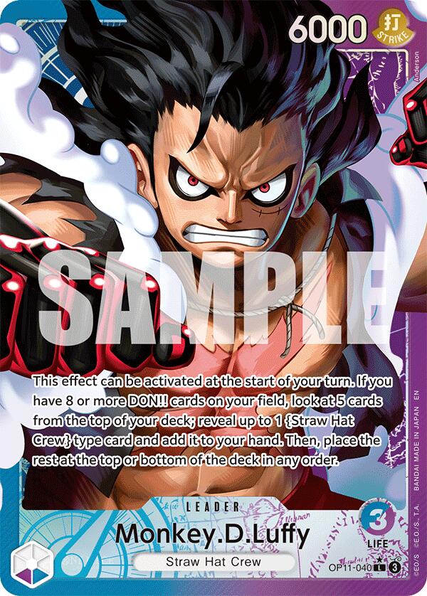 Monkey.D.Luffy (040) (Alternate Art) [A Fist of Divine Speed] | Eastridge Sports Cards & Games