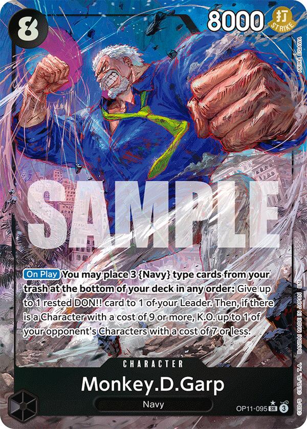 Monkey.D.Garp (Alternate Art) [A Fist of Divine Speed] | Eastridge Sports Cards & Games