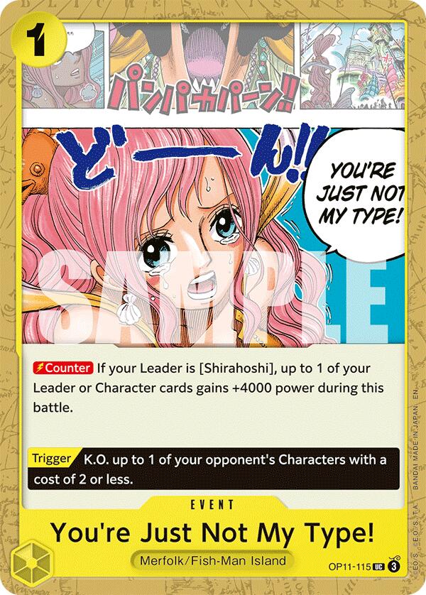 You're Just Not My Type! [A Fist of Divine Speed] | Eastridge Sports Cards & Games
