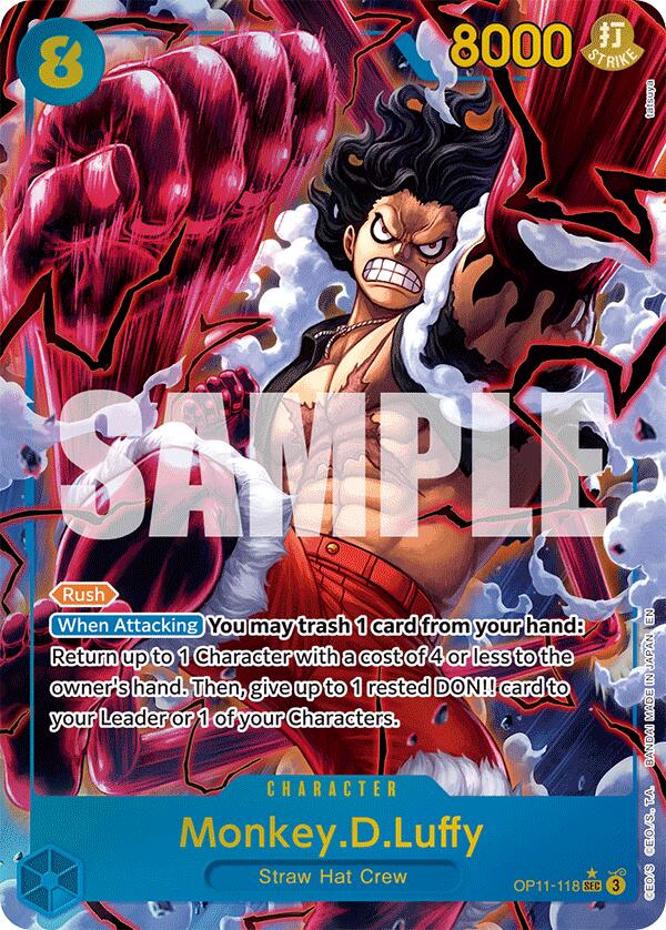 Monkey.D.Luffy (118) (Alternate Art) [A Fist of Divine Speed] | Eastridge Sports Cards & Games