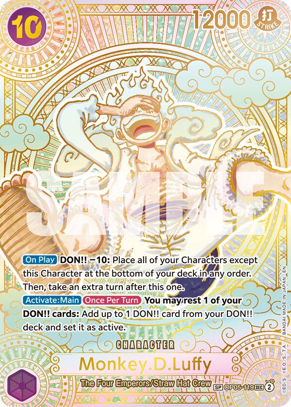 Monkey.D.Luffy (SP) (Gold) [A Fist of Divine Speed] | Eastridge Sports Cards & Games
