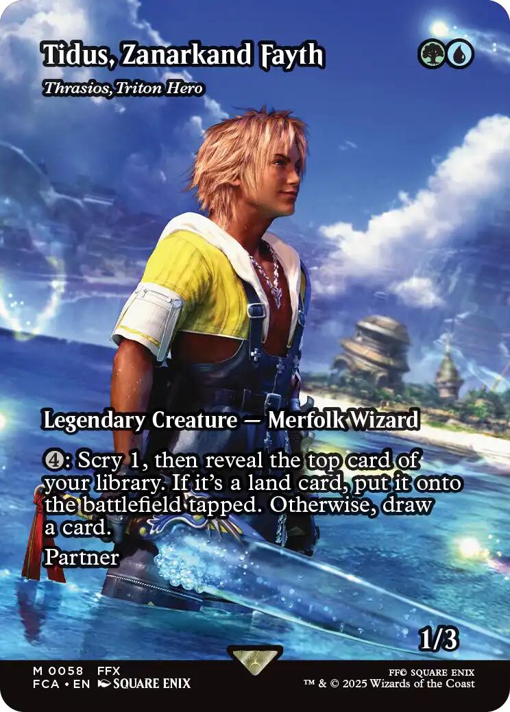 Tidus, Zanarkand Fayth - Thrasios, Triton Hero (Showcase) [FINAL FANTASY : Through the Ages] | Eastridge Sports Cards & Games