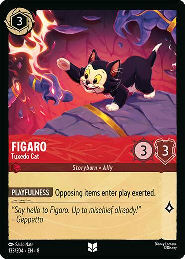 Figaro - Tuxedo Cat (133/204) [Reign of Jafar] | Eastridge Sports Cards & Games