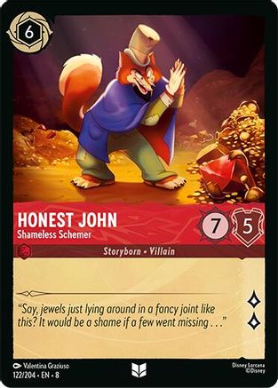 Honest John - Shameless Schemer (122/204) [Reign of Jafar] | Eastridge Sports Cards & Games