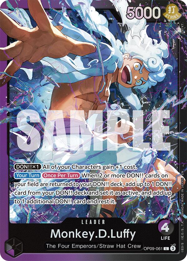 Monkey.D.Luffy (OP09-061) [Starter Deck: Purple/Black Monkey.D.Luffy] | Eastridge Sports Cards & Games