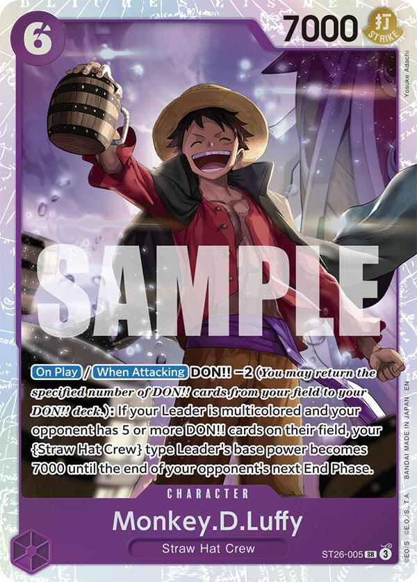 Monkey.D.Luffy (ST26-005) [Starter Deck: Purple/Black Monkey.D.Luffy] | Eastridge Sports Cards & Games