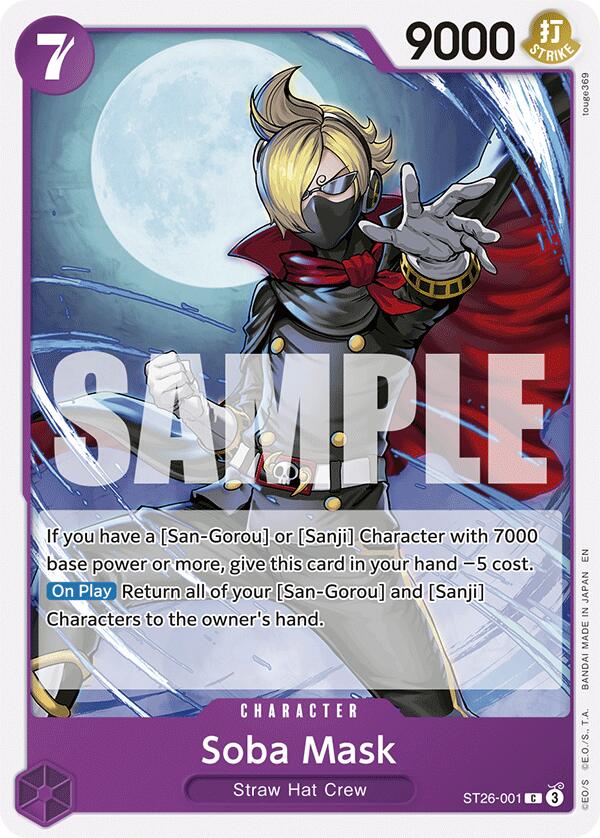 Soba Mask [Starter Deck: Purple/Black Monkey.D.Luffy] | Eastridge Sports Cards & Games