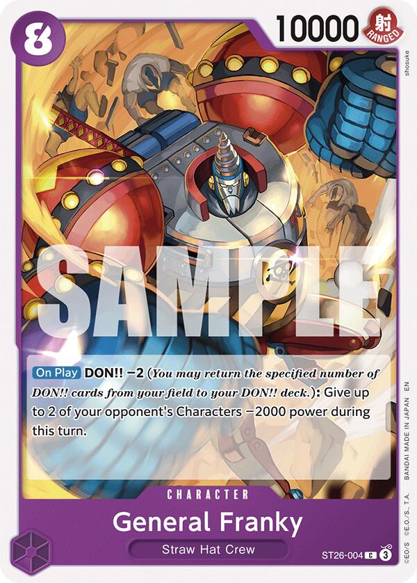 General Franky [Starter Deck: Purple/Black Monkey.D.Luffy] | Eastridge Sports Cards & Games