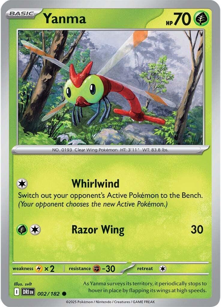 Yanma (002/182) [Scarlet & Violet: Destined Rivals] | Eastridge Sports Cards & Games