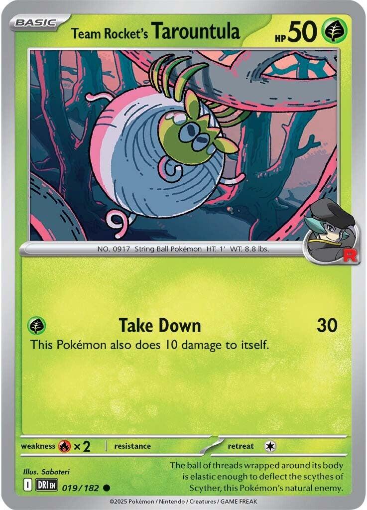 Team Rocket's Tarountula (019/182) [Scarlet & Violet: Destined Rivals] | Eastridge Sports Cards & Games
