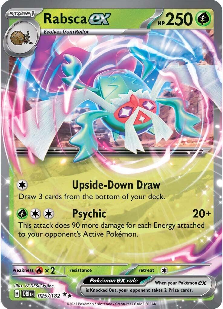Rabsca ex (025/182) [Scarlet & Violet: Destined Rivals] | Eastridge Sports Cards & Games