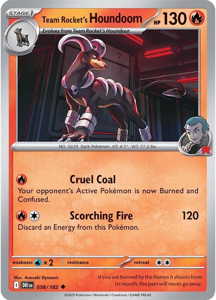 Team Rocket's Houndoom (038/182) [Scarlet & Violet: Destined Rivals] | Eastridge Sports Cards & Games