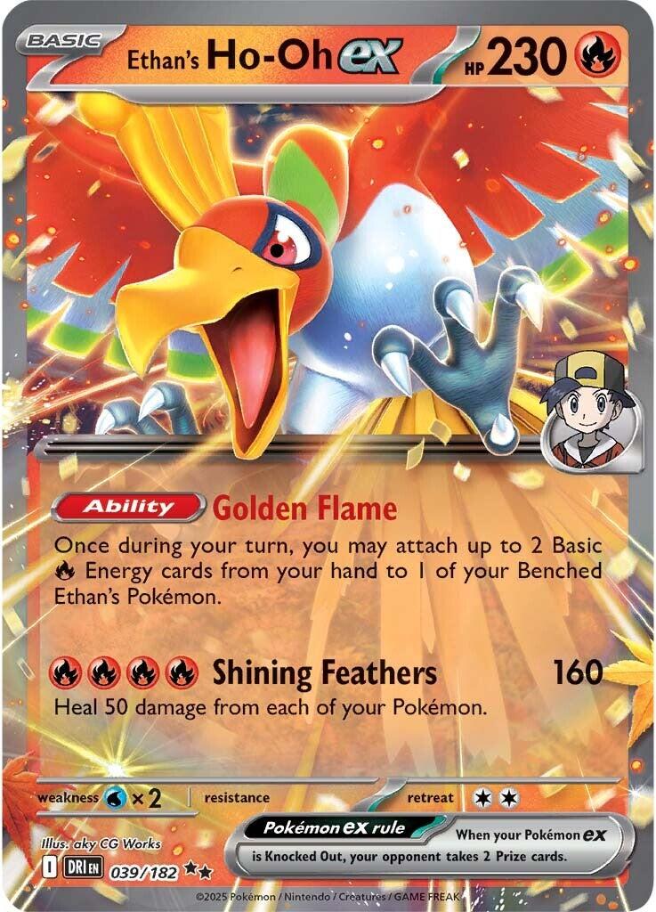 Ethan's Ho-Oh ex (039/182) [Scarlet & Violet: Destined Rivals] | Eastridge Sports Cards & Games