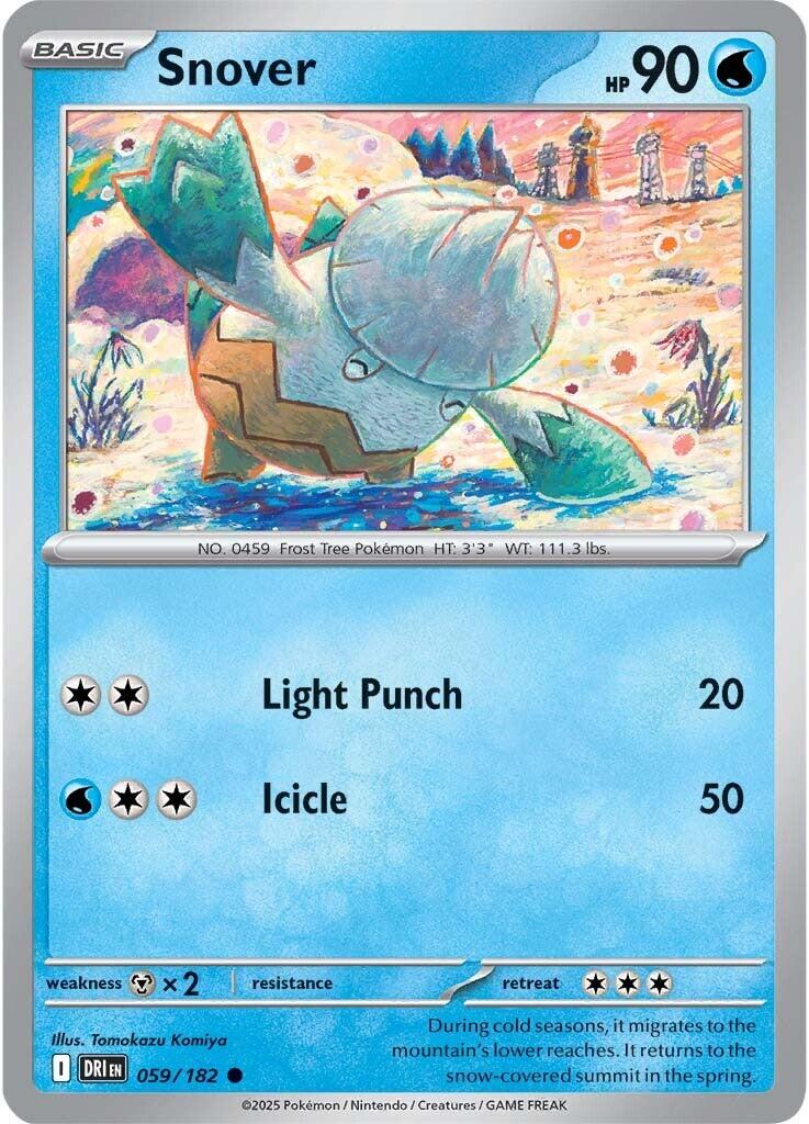 Snover (059/182) [Scarlet & Violet: Destined Rivals] | Eastridge Sports Cards & Games