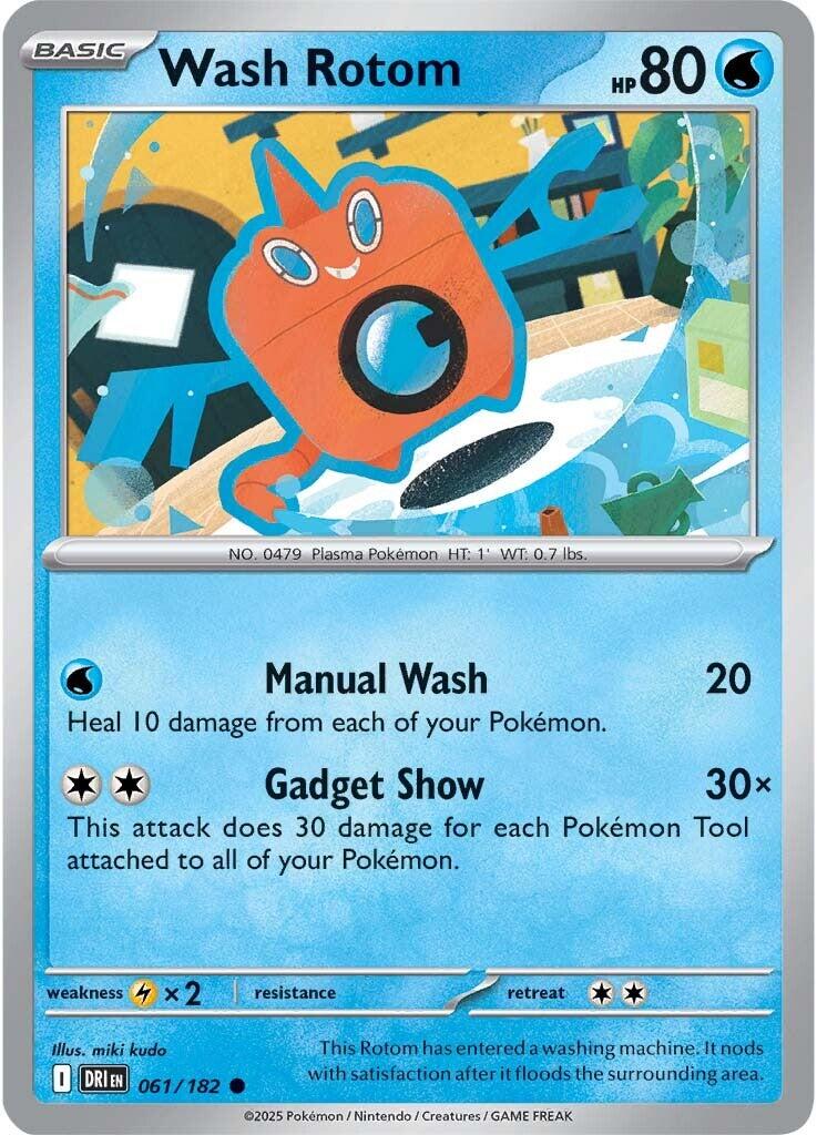 Wash Rotom (061/182) [Scarlet & Violet: Destined Rivals] | Eastridge Sports Cards & Games