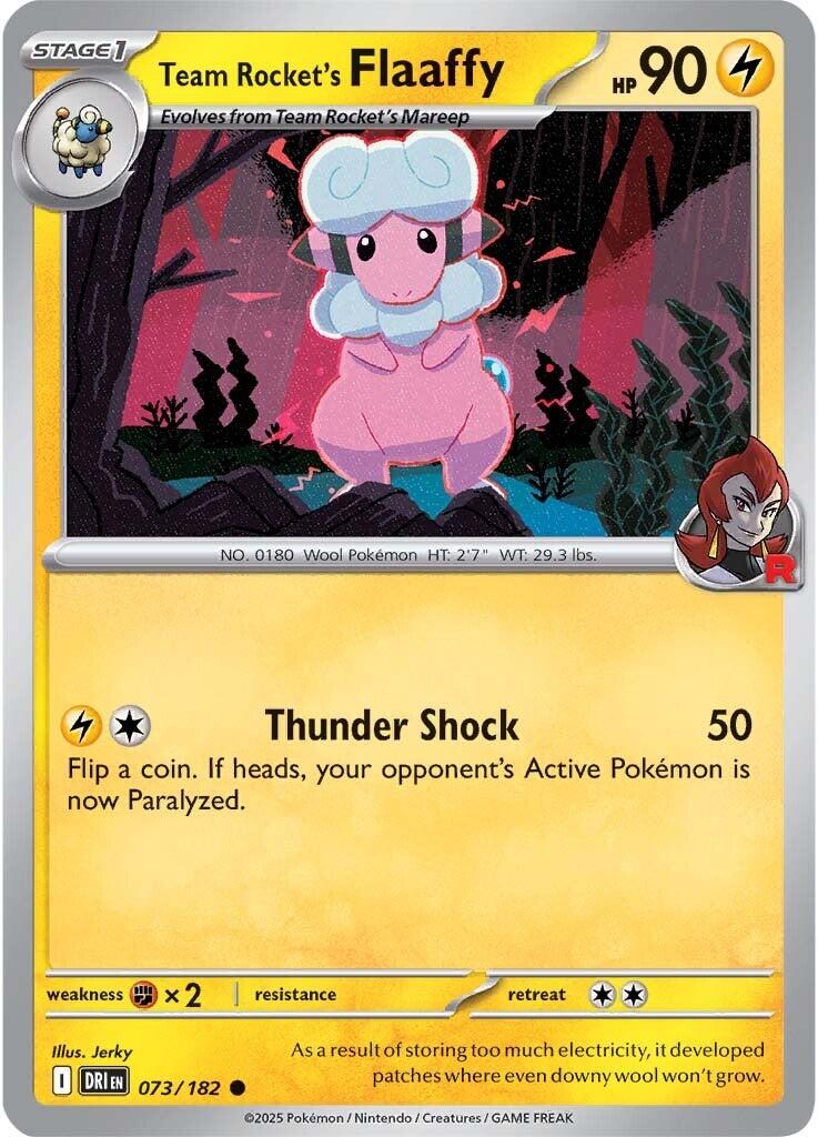 Team Rocket's Flaaffy (073/182) [Scarlet & Violet: Destined Rivals] | Eastridge Sports Cards & Games