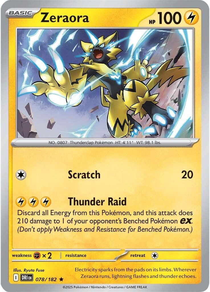 Zeraora (078/182) [Scarlet & Violet: Destined Rivals] | Eastridge Sports Cards & Games