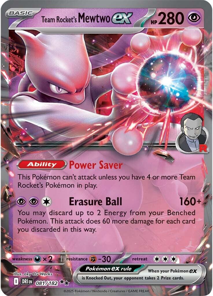 Team Rocket's Mewtwo ex (081/182) [Scarlet & Violet: Destined Rivals] | Eastridge Sports Cards & Games