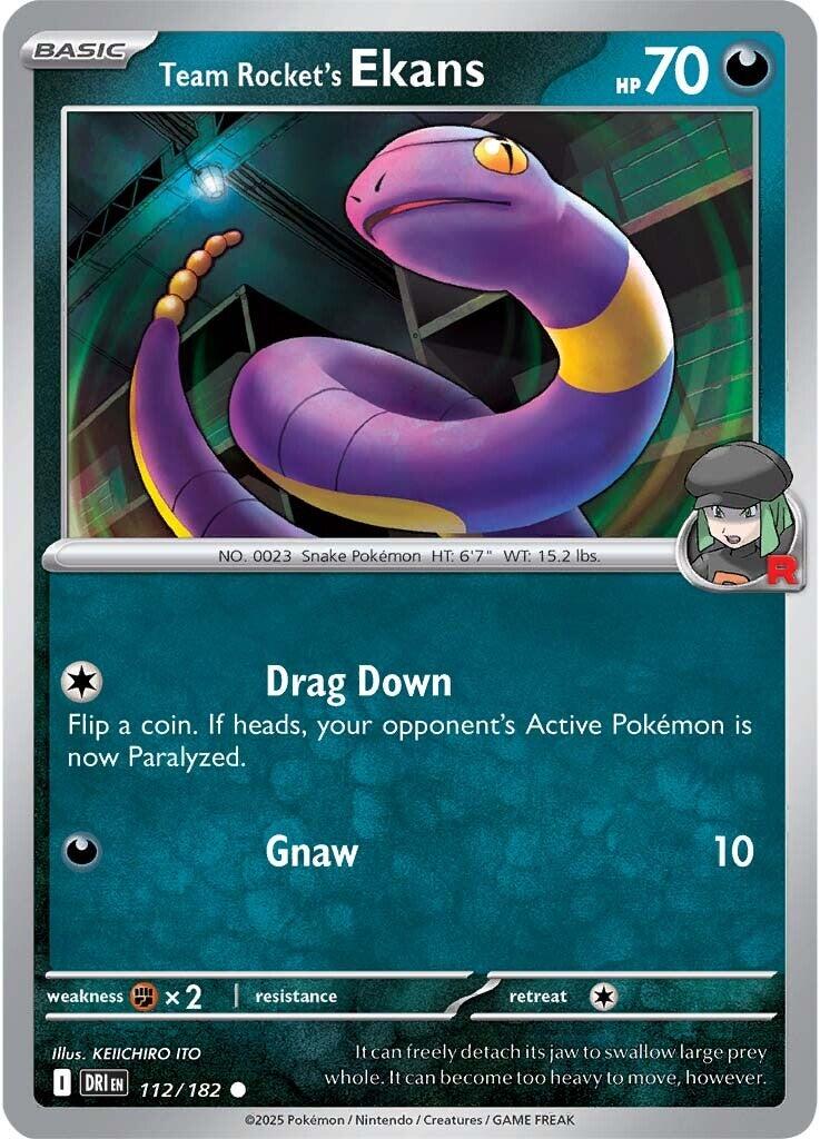 Team Rocket's Ekans (112/182) [Scarlet & Violet: Destined Rivals] | Eastridge Sports Cards & Games