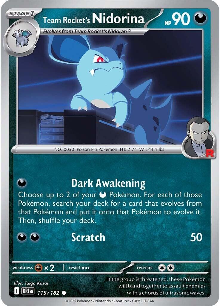 Team Rocket's Nidorina (115/182) [Scarlet & Violet: Destined Rivals] | Eastridge Sports Cards & Games
